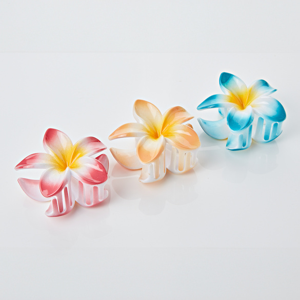 Haarklammern „Hibiskus” 3er-Set