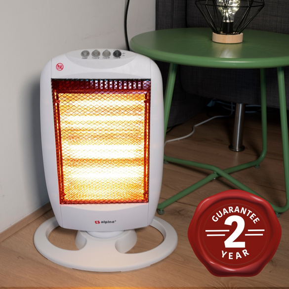 Halogen Heizung mit 3 Heizstufen