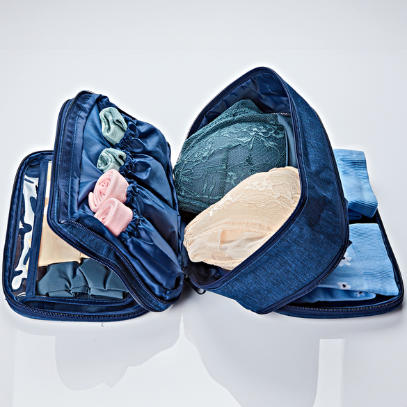 Reise-Kosmetiktasche 3 Fächer