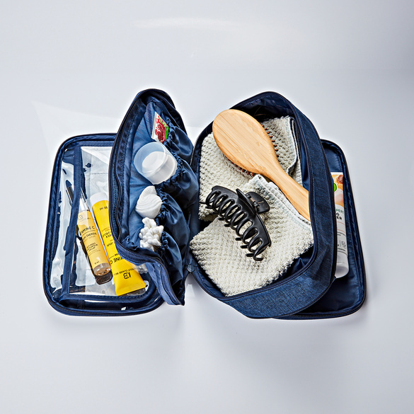 Reise-Kosmetiktasche 3 Fächer