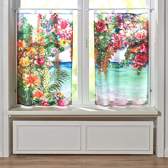 Gardine "Tropic" 2er-Set Eldo