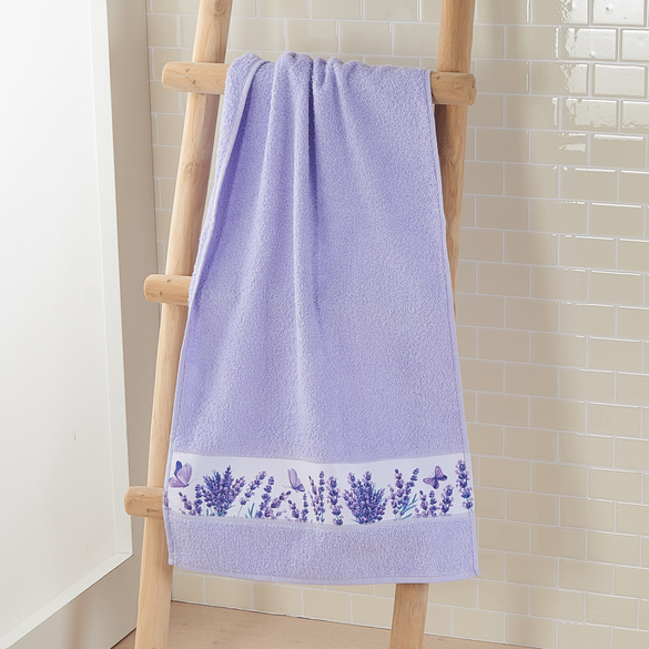 Duschtuch lavendel 50 x 100 cm Eldo