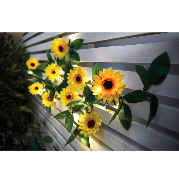 Solar-Lichterkette "Sonnenblumen"