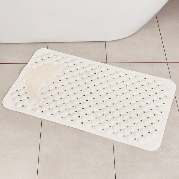 Badematte Delfin cremefarben
