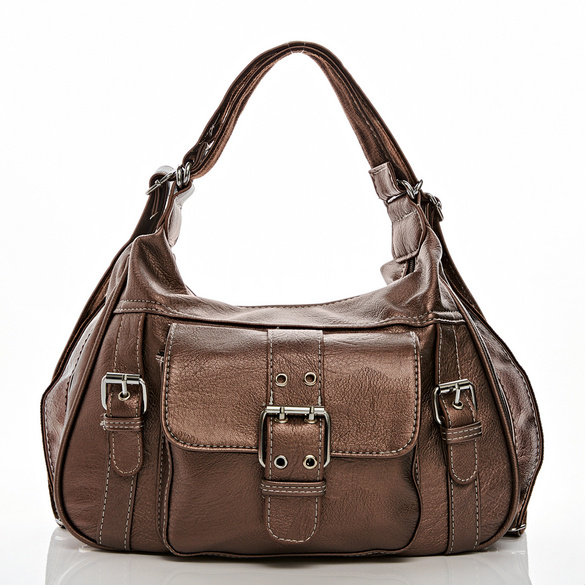 Umhängetasche "Tara" 2-in-1 Rucksack bronze-metallic