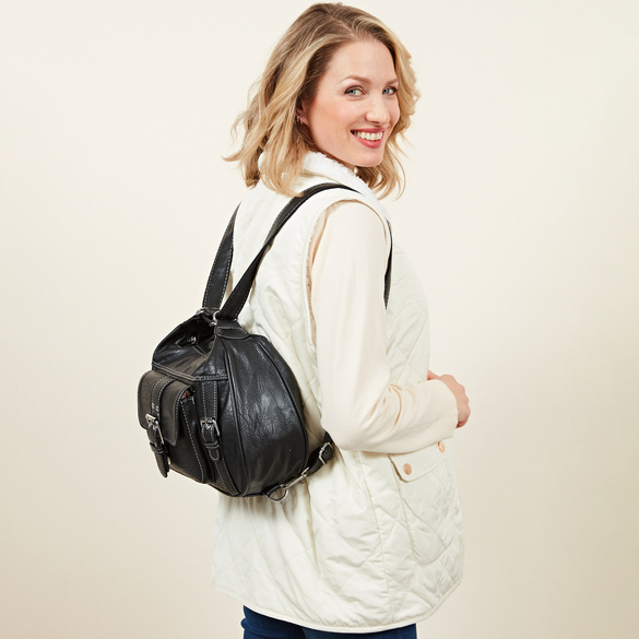 Tasche "Tara" 2in1 schwarz
