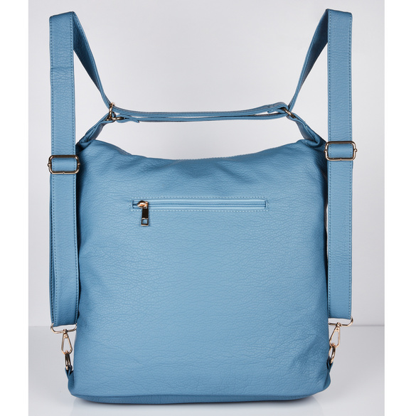 Umhängetasche "Anika" 2-in-1 Rucksack hellblau Amélie di Santi