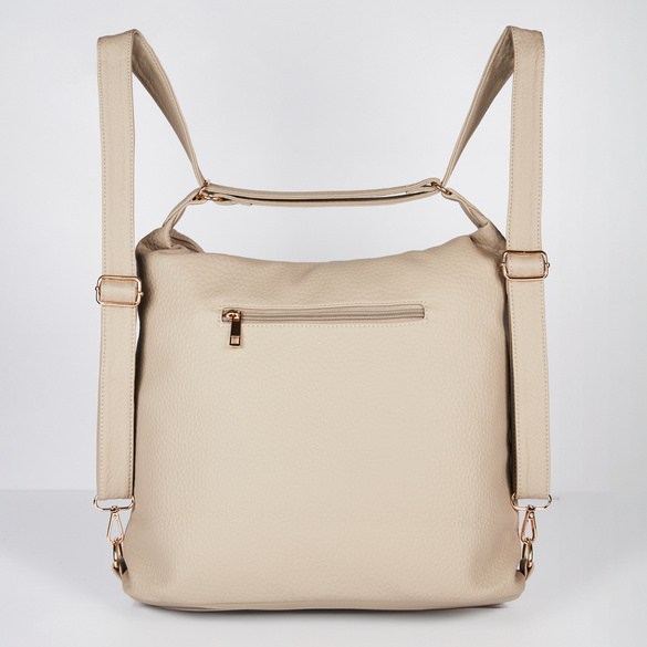 Umhängetasche "Anika" 2-in-1 Rucksack taupe Amélie di Santi