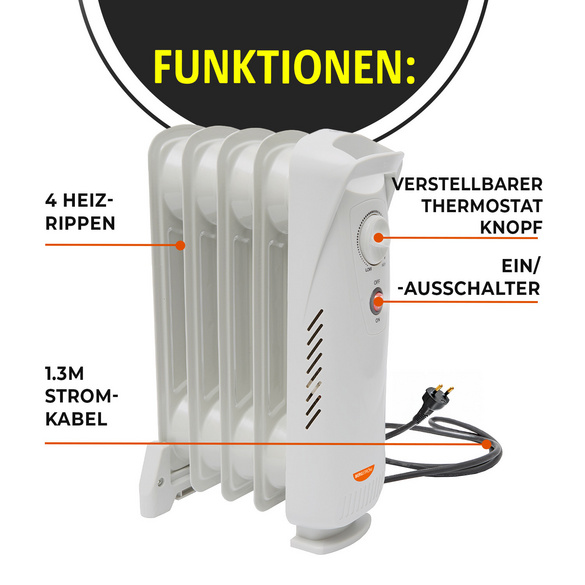 Tragbarer Mini-Radiator Bergström