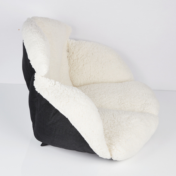 Rückenkissen aus Teddy-Fleece für Rollstühle & Sessel