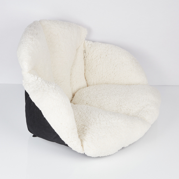 Rückenkissen aus Teddy-Fleece für Rollstühle & Sessel