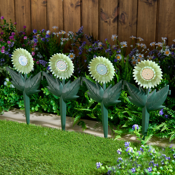 Gartenstecker Sonnenblumen selbstleuchtend 4er-Set Gainsborough
