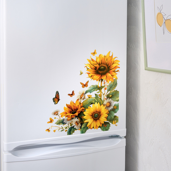 Sonnenblumen Vinyl-Aufkleber