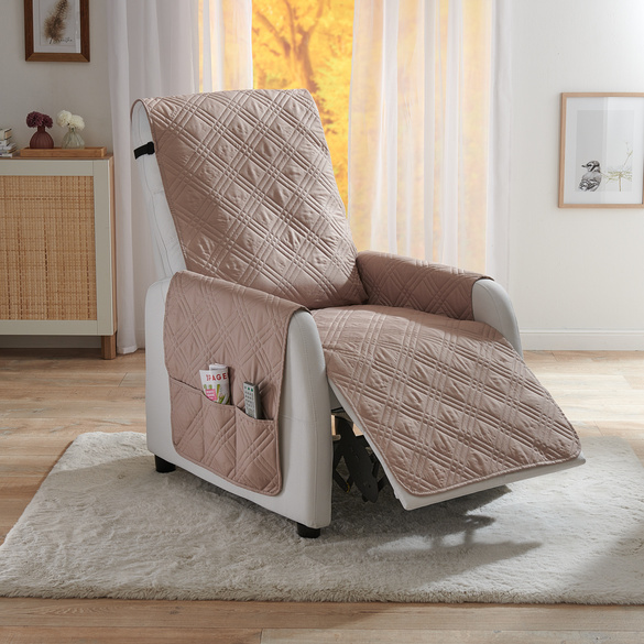 Sesselüberwurf beige Eldo