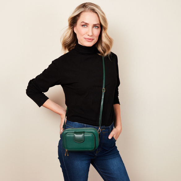 Tasche "Suse" 2-in-1 dunkelgrün