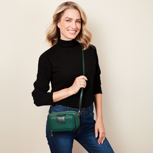Tasche "Suse" 2-in-1 dunkelgrün