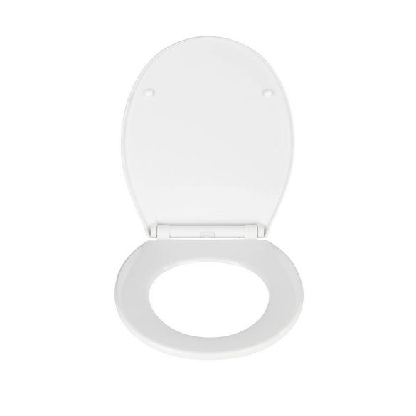 WENKO Premium WC-Sitz Mod. Kos Weiß, recycelbarer Thermoplast, mit Absenkautomatik