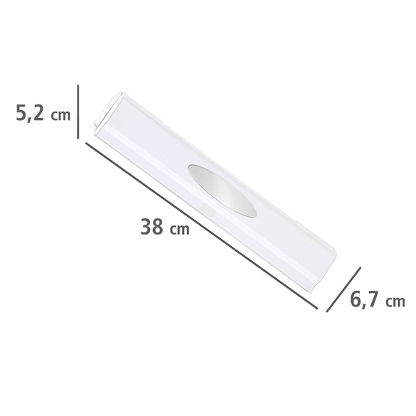 WENKO Folienschneider Mod. Perfect-Cutter Weiß, mit Sichtfenster