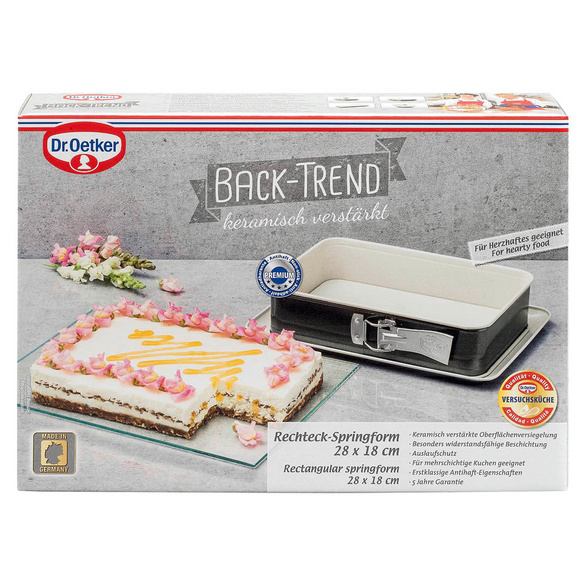 Rechteck-Springform "Back-Trend" Dr. Oetker