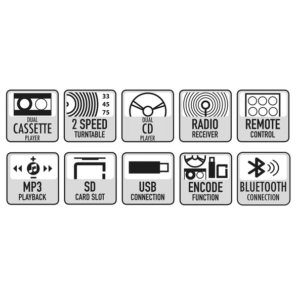 Hudson Deluxe 7 in 1 Music System