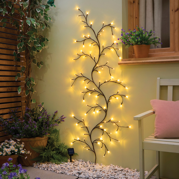 Solar-Weidenranke 96 LEDs, Gainsborough
