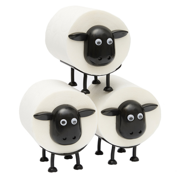 Toilettenpapierhalter „Schaf“ 3er-Set Clarsen