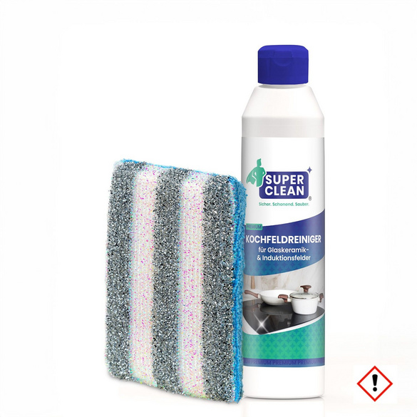 Kochfeldreiniger mit 2-in-1 Magic-Schwamm SuperClean