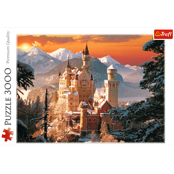 Puzzle Neuschwanstein im Winter
