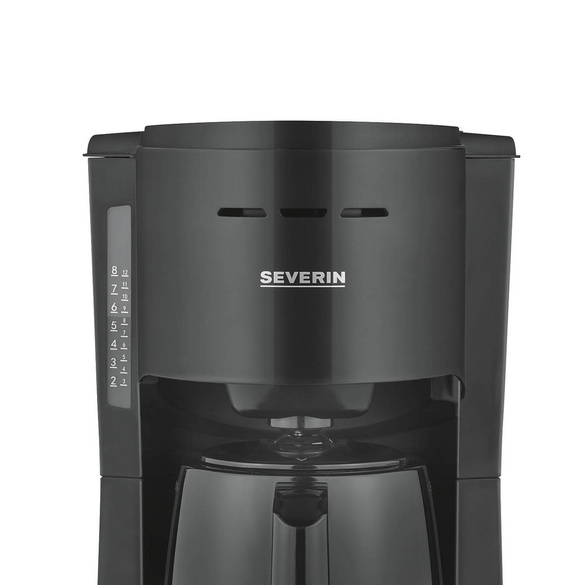 Filterkaffeemaschine mit Thermokanne KA 9306 schwarz SEVERIN