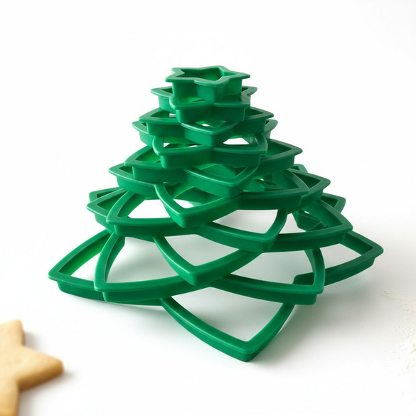 Ausstechformen "Tannenbaum" 10er-Set