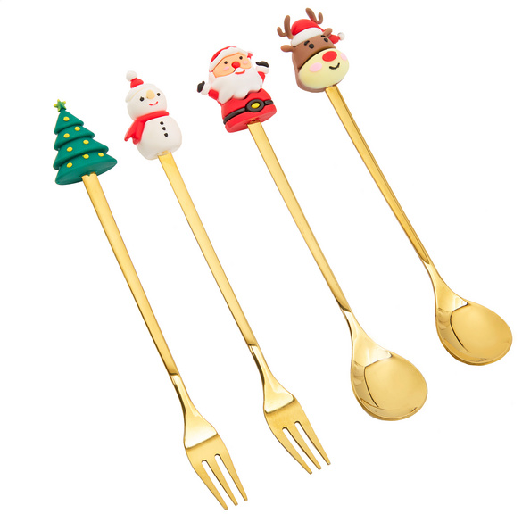 Besteckset Weihnachten 4tlg