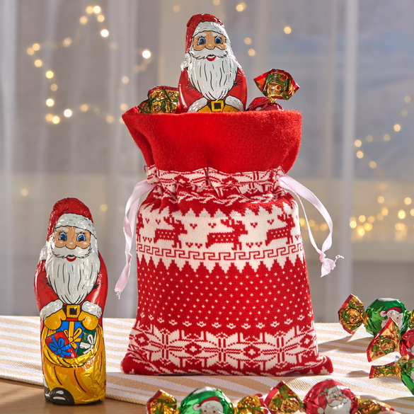 Weihnachts-Stricksack