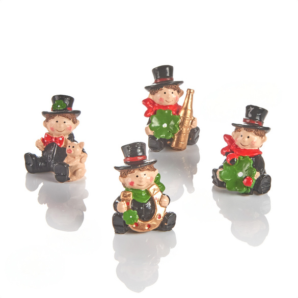 Schornsteinfeger-Miniaturen 4er-Set