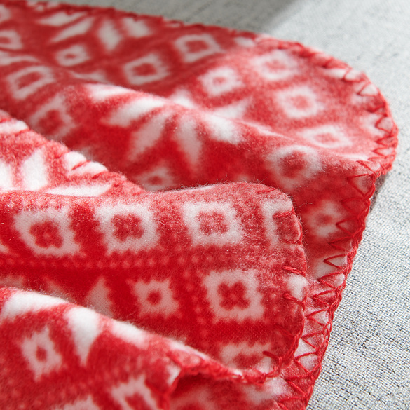 Fleecedecke rot