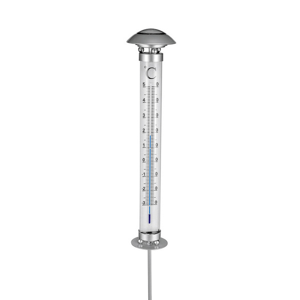 LED-Solar-Thermometer für außen HI