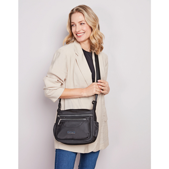 Schultertasche "Lily" schwarz