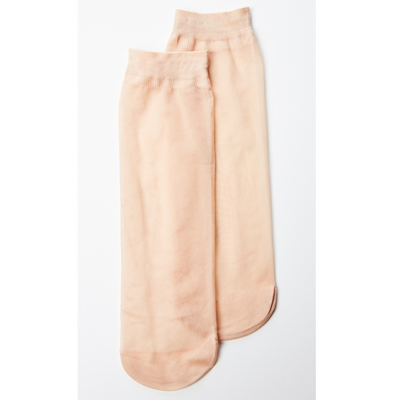 Socken floral + hautfarben 2 Paar