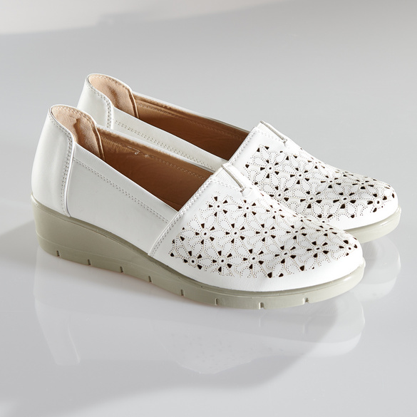 Sommer-Slipper "Andrea" creme