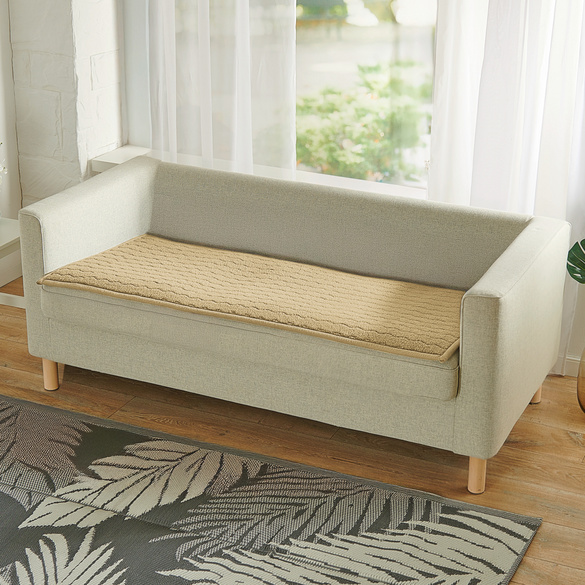 Sofa-Sitzauflage 2-Sitzer creme