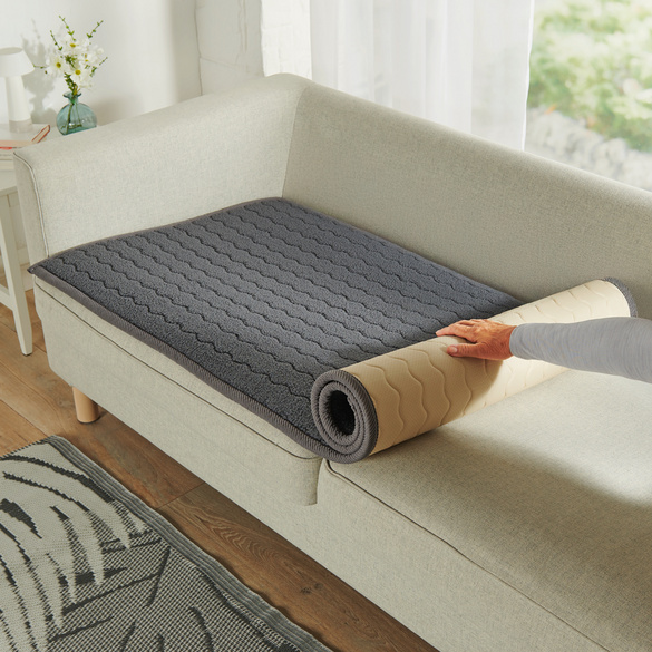 Sofaschoner dunkelgrau