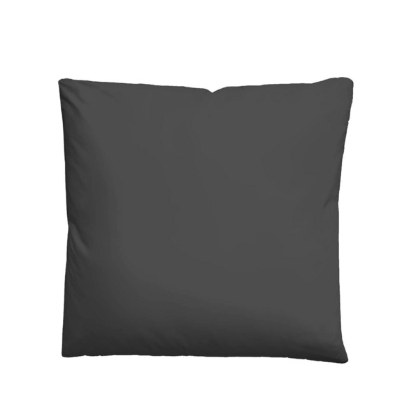 Castell Mikrofaser Bettwäsche uni schwarz, 1x 135x200 cm + 1x 80x80 cm