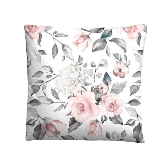 Castell Nicki Bettwäsche Rosen rose, 1x 155x220 cm + 1x 80x80 cm