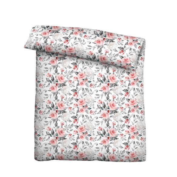 Castell Nicki Bettwäsche Rosen altrosa, 1x 135x200 cm + 1x 80x80 cm