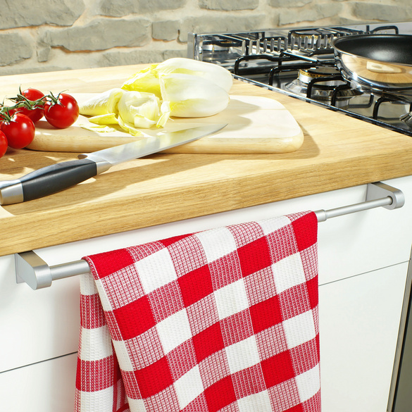 Teleskop-Handtuchhalter für Küchenschrank zum Einhängen