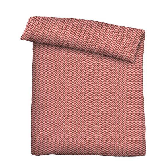 Castell Jersey Bettwäsche Chevron gold, 1x 135x200 cm + 1x 80x80 cm