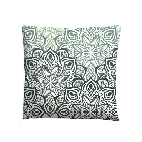Castell Feinbiber Bettwäsche Mandala fichte, 1x 155x220 cm + 1x 80x80 cm