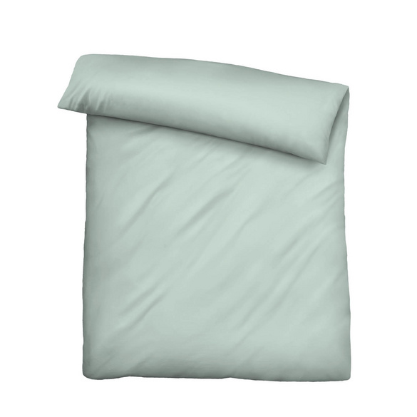 biberna Tencel Bettwäsche UNI  salbei, 1x 135x200 cm + 1x 80x80 cm