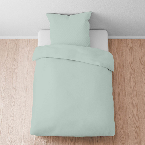 biberna Tencel Bettwäsche UNI  salbei, 1x 135x200 cm + 1x 80x80 cm