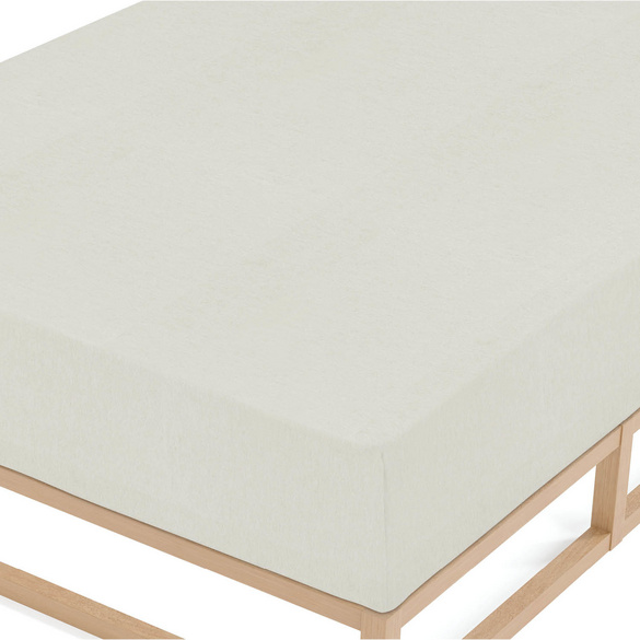 biberna Spannbetttuch Melange uni grau, 1x 140x200 cm - 160x200 cm