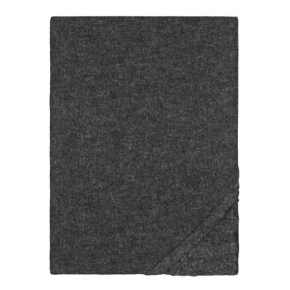 biberna Spannbetttuch Melange uni titanium, 1x 140x200 cm - 160x200 cm